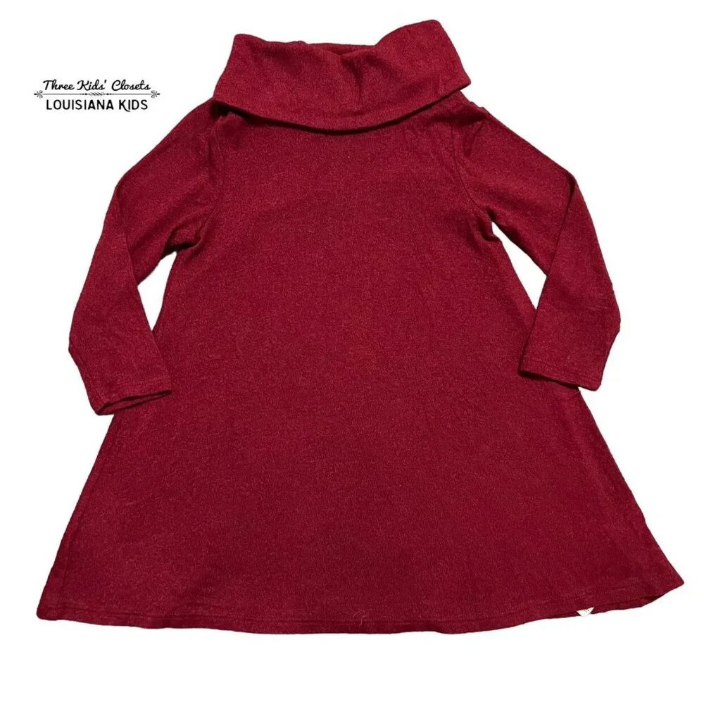 Old Navy 2T Maroon Turtleneck Dress